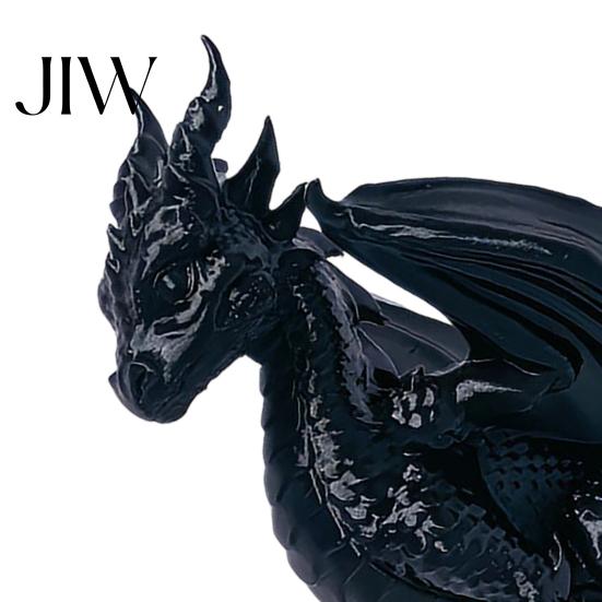 Car Dashboard Accessories 3D Printed Dragon Statue, Winged Figurine, Mythical Creature Gifts for Lovers Sculpture, Home Office Desk Decor, Gift