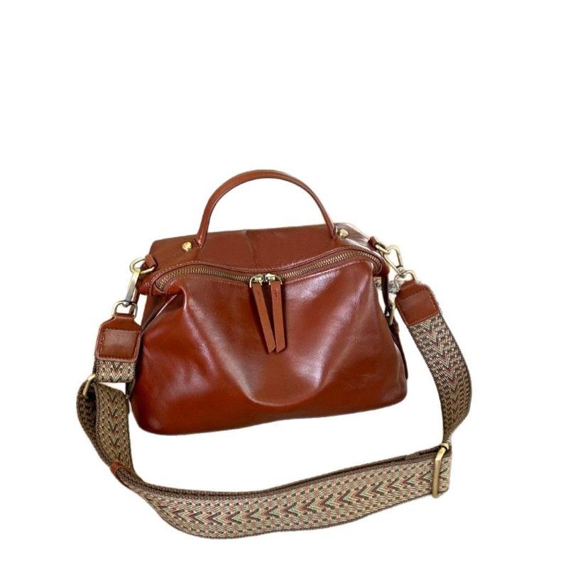 Geantă Versatilă de Damă Geantă de Umăr Simplă Geantă Crossbody Geantă Simplă de Damă Geantă Gălușcă cu Fermoar Capacitate Mare