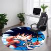 1pc Goku Saiyan Office Round Area Rug, Under Office Chairs Bedroom Living Room Home Decor, Available In Various Sizes