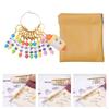 Knitting Stitch Marker Crochet Multifunction Reusable with Storage Bag DIY Projects Sewing