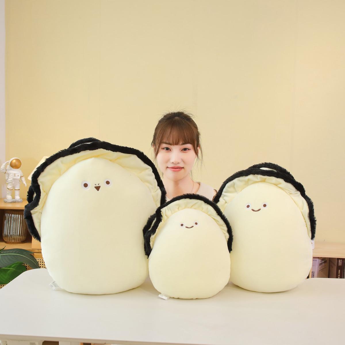 Милая подушка-устрица Спящая кукла Мягкая игрушка Творческая имитация Кукла-устрица 30cm — фото 10