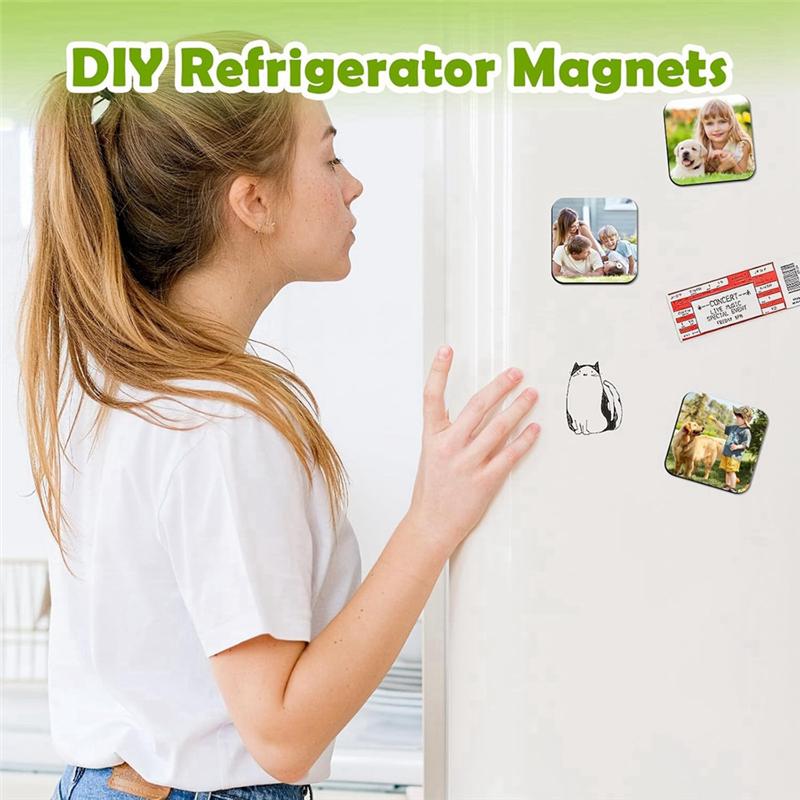 B-Est Sublimation Blanks Fridge Magnet For Home Kitchen Refrigerator Magnets Sublimation Magnets Fridge DIY Decorative Magnets