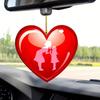 Vibrant Car Acrylic Interior Hanging Ornament For Mothers Day With Endearing Design Cartoon