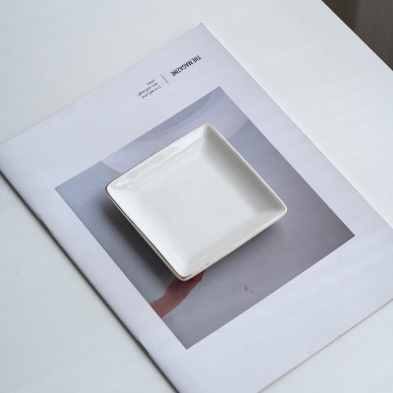 European Style Ceramic Jewelry Dish - Valentine's & Mother's Day Bracelet and Ring Display Tray