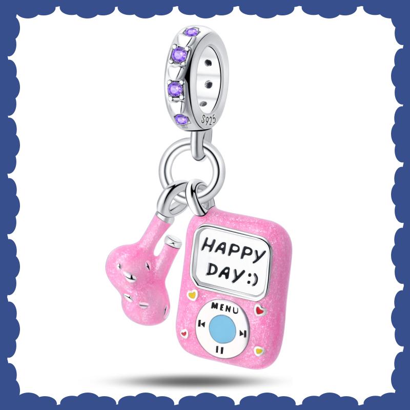 Sell New Copper Music Series Guitar Violin Charm Beads Fit Brand Original Bracelet Diy Fine Jewelry Making