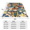Inazuma Eleven Video Game Sports Game Blanket Soft Warm Flannel Throw Blanket Bedding for Bed Livingroom Picnic Travel Home Sofa