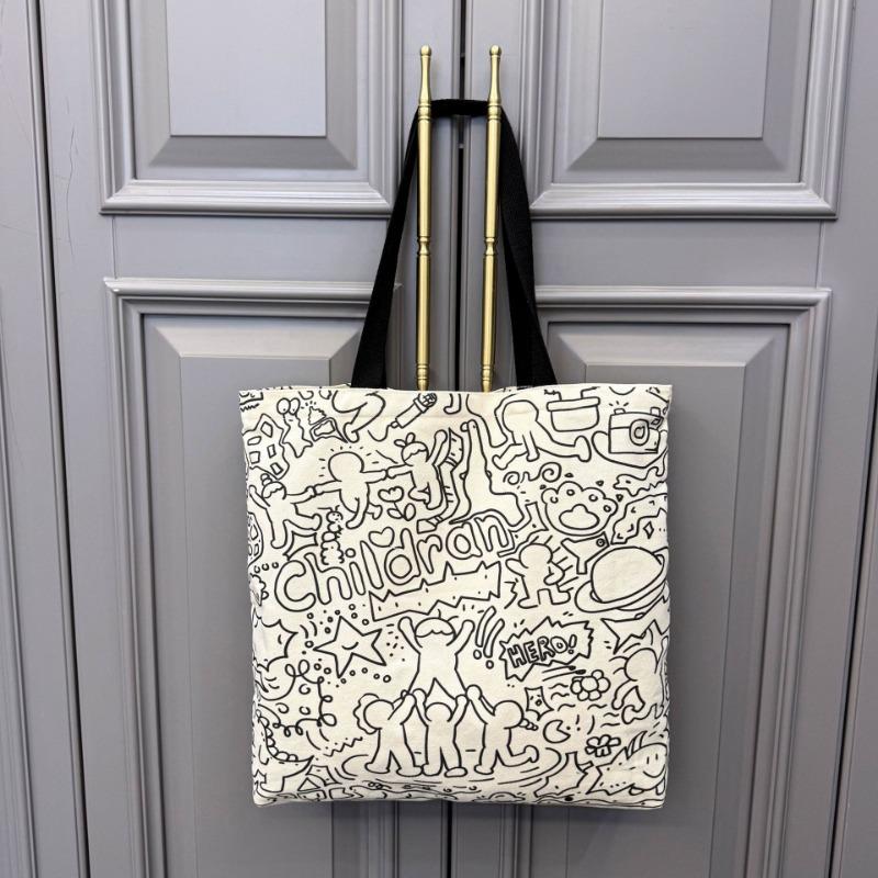 2025 New Large Capacity Graffiti Tote Bag