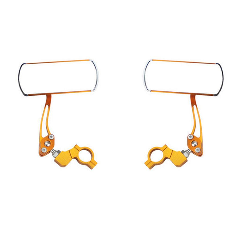 Handlebar Bike Mirror Bicycles Cycling Rear View Mirrors 360 Degree Adjustable Rotatable Handlebar Mounted Bike Mirror