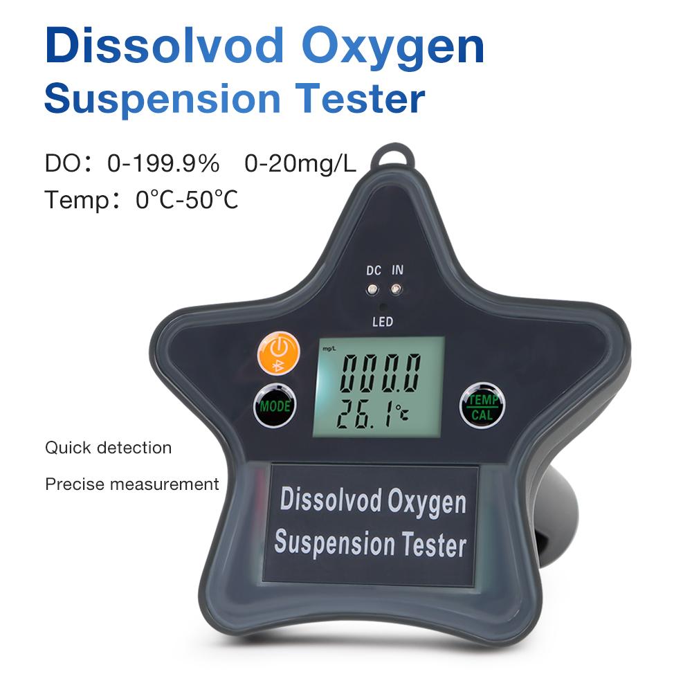 

Smart Bluetooth Floating Dissolvod Oxygen Tester LCD Display DO Meter 0-20mg/L Dissolvod Oxygen Analyzer Water Quality Detector