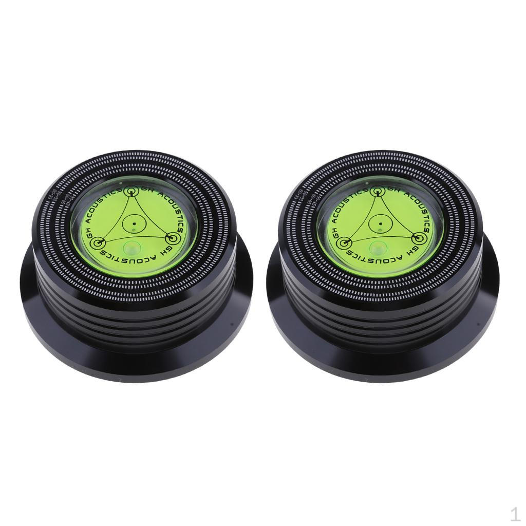 2x Weight Clamp LP Disc Stabilizer Turntable