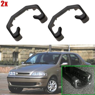 2X Capac de protecție pentru scaun auto negru cu clemă glisantă șină glisantă capac de protecție pentru FIAT Albea 2006 2007 2008 2009 2010 2011 Accesorii