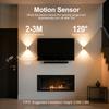 2pcs Portable LED Wall Light, Magnetic Installation, Small Night Light with Motion Sensor, Automatic On/Off, Battery Powered (1200Mah)
