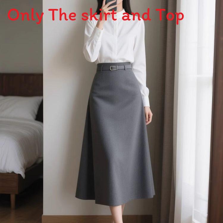 Spring Autumn Womens Casual Suit With Pvc Fabric And Button Detailing For Office Wear