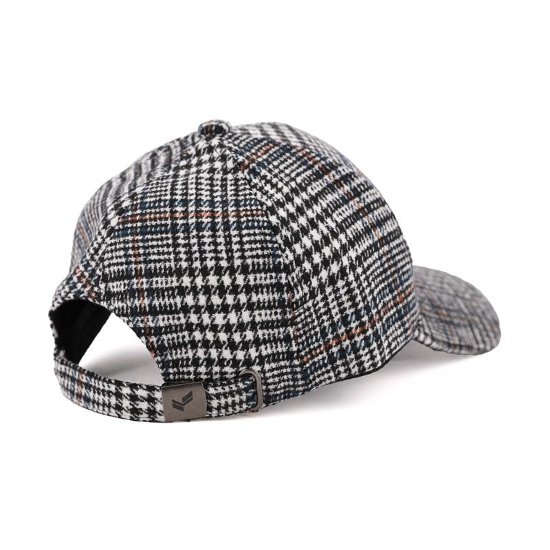 Casquette motif pied de poule avec carreaux Homme KAPORAL