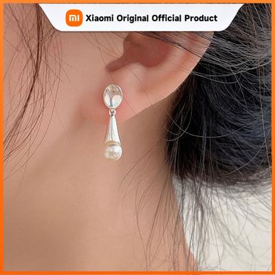 BF CLUB 925 Sterling Silver Earrings For Women Trendy Gold Pearl Earring Prevent Allergy Party Accessories Christmas Gift