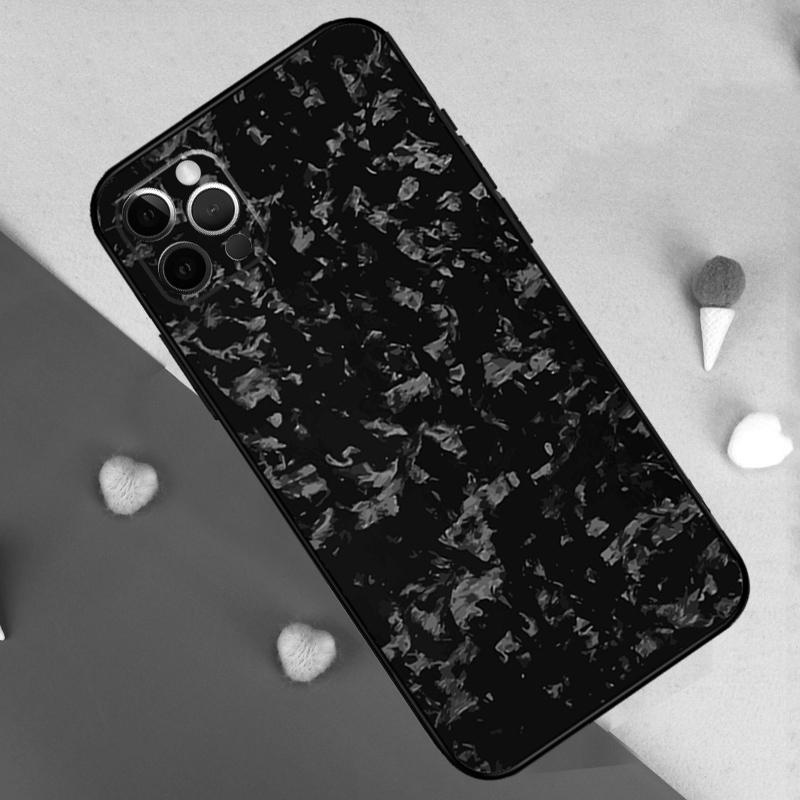 Forged Carbon Phone Case For iPhone 17 Pro Max 17 Air 11 14 15 16 Pro Max Plus 12 13 Mini 16e Back Cover
