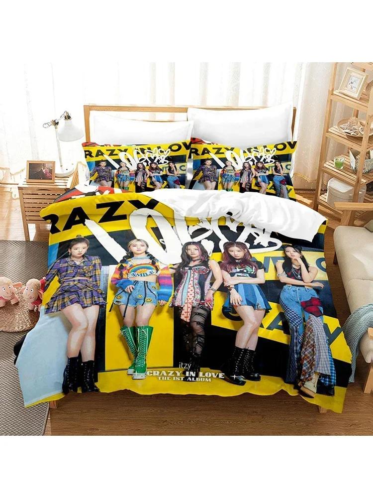 3D Print Kpop Group Itzy 3D Duvet Cover Bedding Set Comforter Linen Pillowcases Home Decor Single Double Twin King Queen