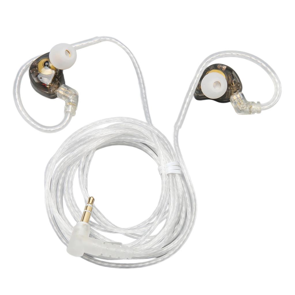 Wired Monitor Earbuds Comfortable KZ ZS10 PRO X Monitor Earbuds Detachable Silver Plated 0.75mm 2Pin Cable HiFi for Office
