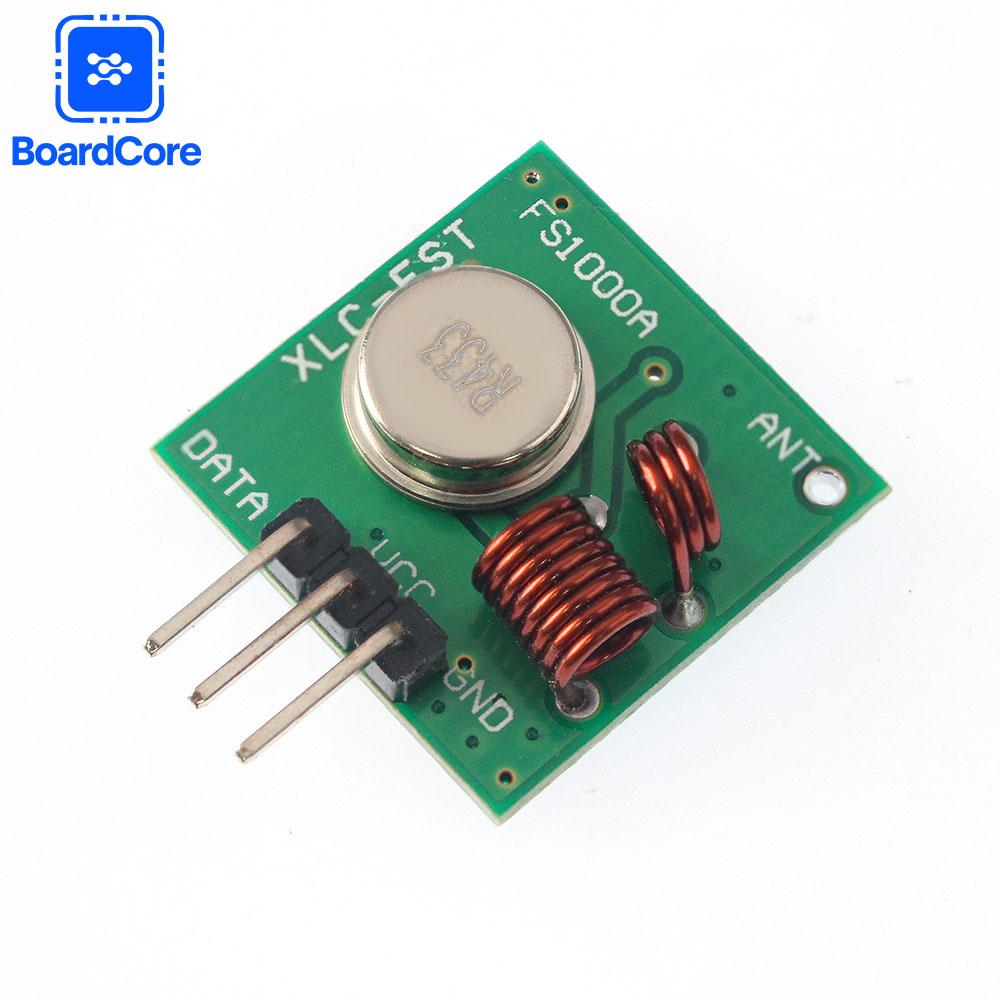 1/2 Set 315MHz 433Mhz RF Transmitter and Receiver Module Kit, for ARM/MCU WL 315MHZ/433MHZ Wireless Remote Control for Arduino