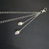 Fashion Punk Street Keychains Chain Moon Star Tassel Women Men Belt Chain Multilayer Hip Hop Biker Pants Chain Daily Wear