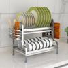 304 Stainless Steel Kitchen Bowl and Utensil Storage Rack