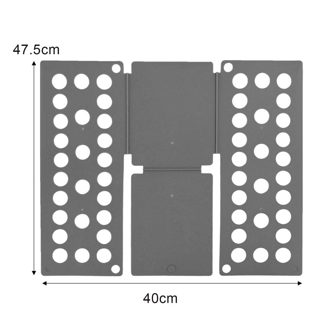 Shirt Folding Board Fast Efficient Laundry Clothes Pants Assemblable Folders Space-Saving Perforated Plastic Bender Organizer