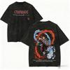 Vintage Prané Demon Slayer Anime Grafické Tričko Pánské Dámské Bavlněné Krátký Rukáv Tričko Streetwear Oversized Ležérní Topy Oblečení Y2k