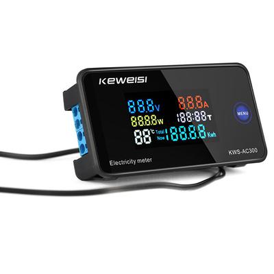 Kws-Ac300 Digital Voltmeter Ac 50-300V Voltage 45-65Hz Power Energy Meter Led Ac Wattmeter 0-100A Detector