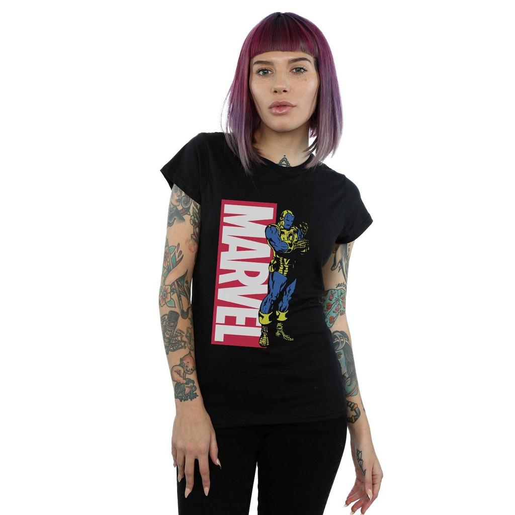 Marvel Womens/Ladies Iron Man Pop Profile Cotton T-Shirt