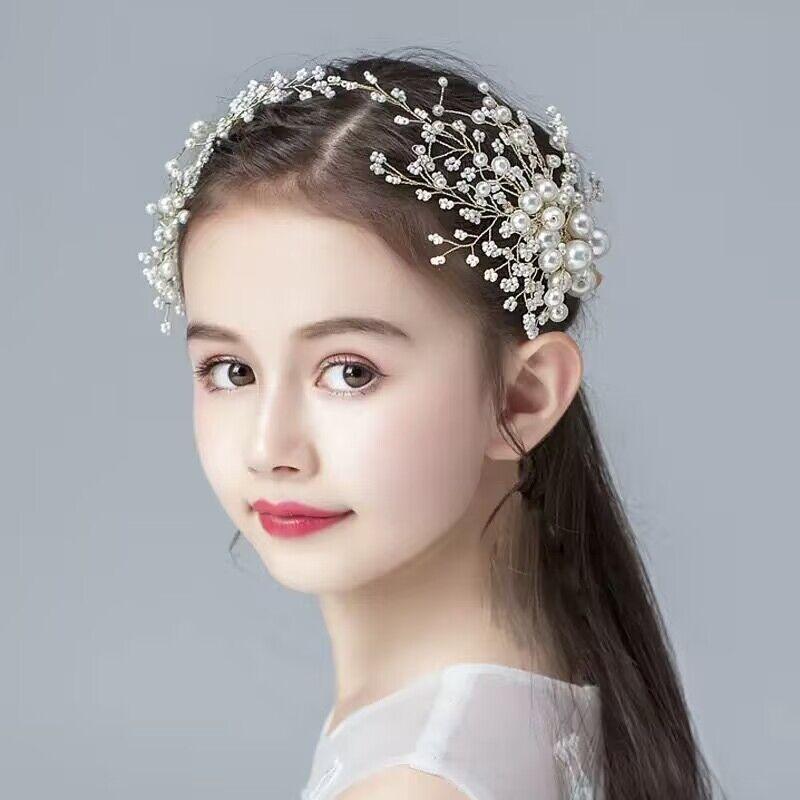 New Pearl Mori Tiara Accessories Super Fairy Hairpin Set Simple Atmospheric Pearl Pin Hair Accessories