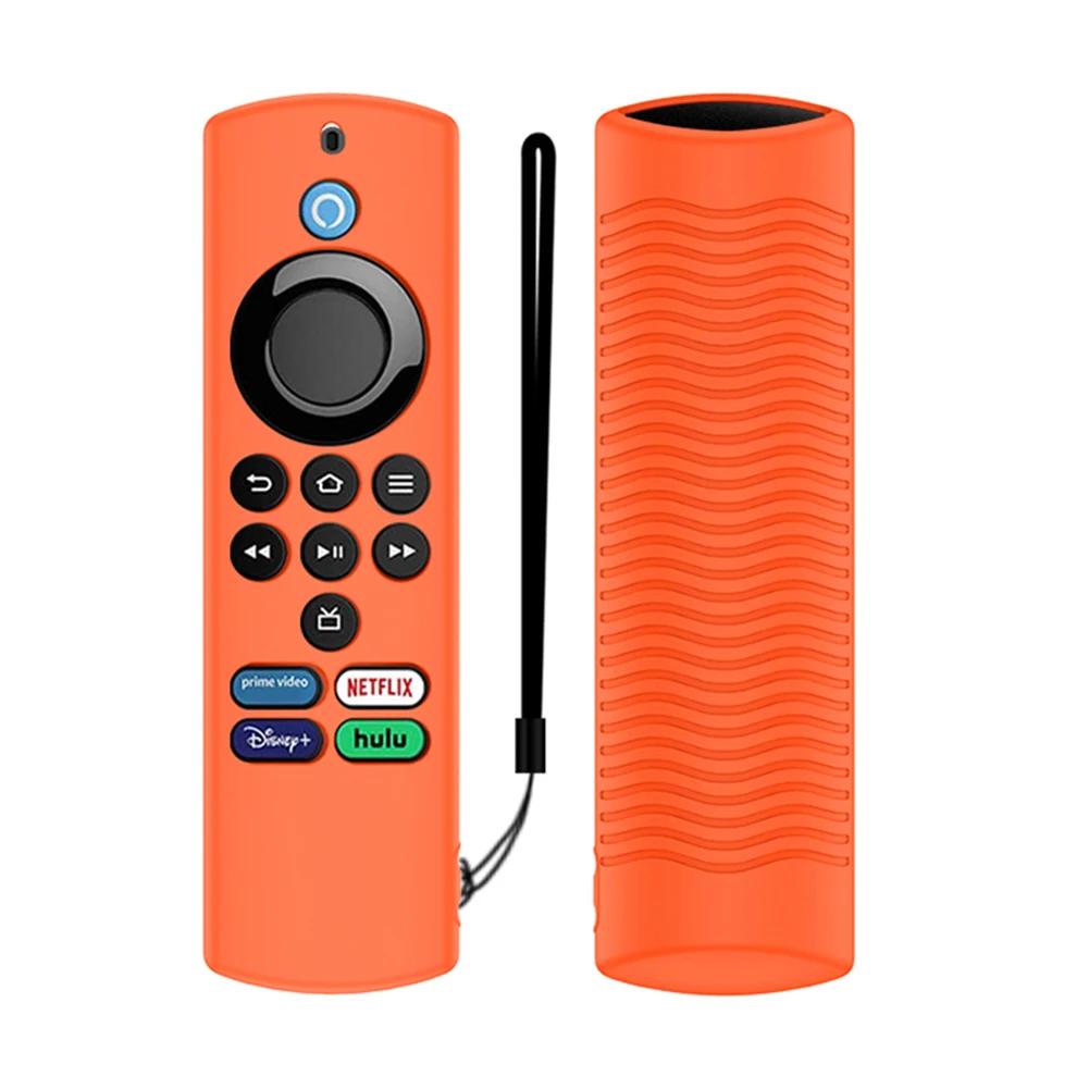 Silicone TV Remote Control Case for Amazon ALEXA Voice Fire TV Stick Lite 2rd Generation Shockproof Anti-Slip Protector Cover