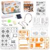 DIY Solar-Powered 12-in-1 Educational Robot Kit for Kids