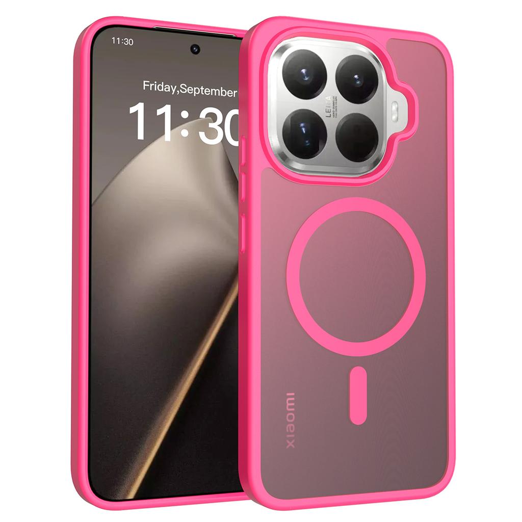 Ultra Thin For Magsafe Translucent Magnetic Case For Xiaomi MI 17 17ProMax 15T Pro Wireless Charging Candy Matte Rugged PC Cover