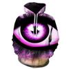3d Print Eyeball Pattern Hoodies For Men Personality Casual Long Sleeves Pullover Sweatshirts Kids Oversized Hoodies Streetwear