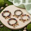 Incense Ash Prayer Bracelet Colorful Enamel Lucky Charm Bracelet Glass Bead Bracelet  Men