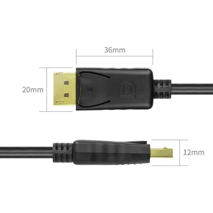 Unitek DisplayPort To DisplayPort Video Audio Cable 1.5m Black (Y-C607BK)