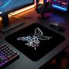1PC Butterfly Pattern Gaming Mouse Pad, 50×50, Durable and Washable, Non-Slip Keyboard Pad, Laptop Rubber Desk Mat for PC Laptop