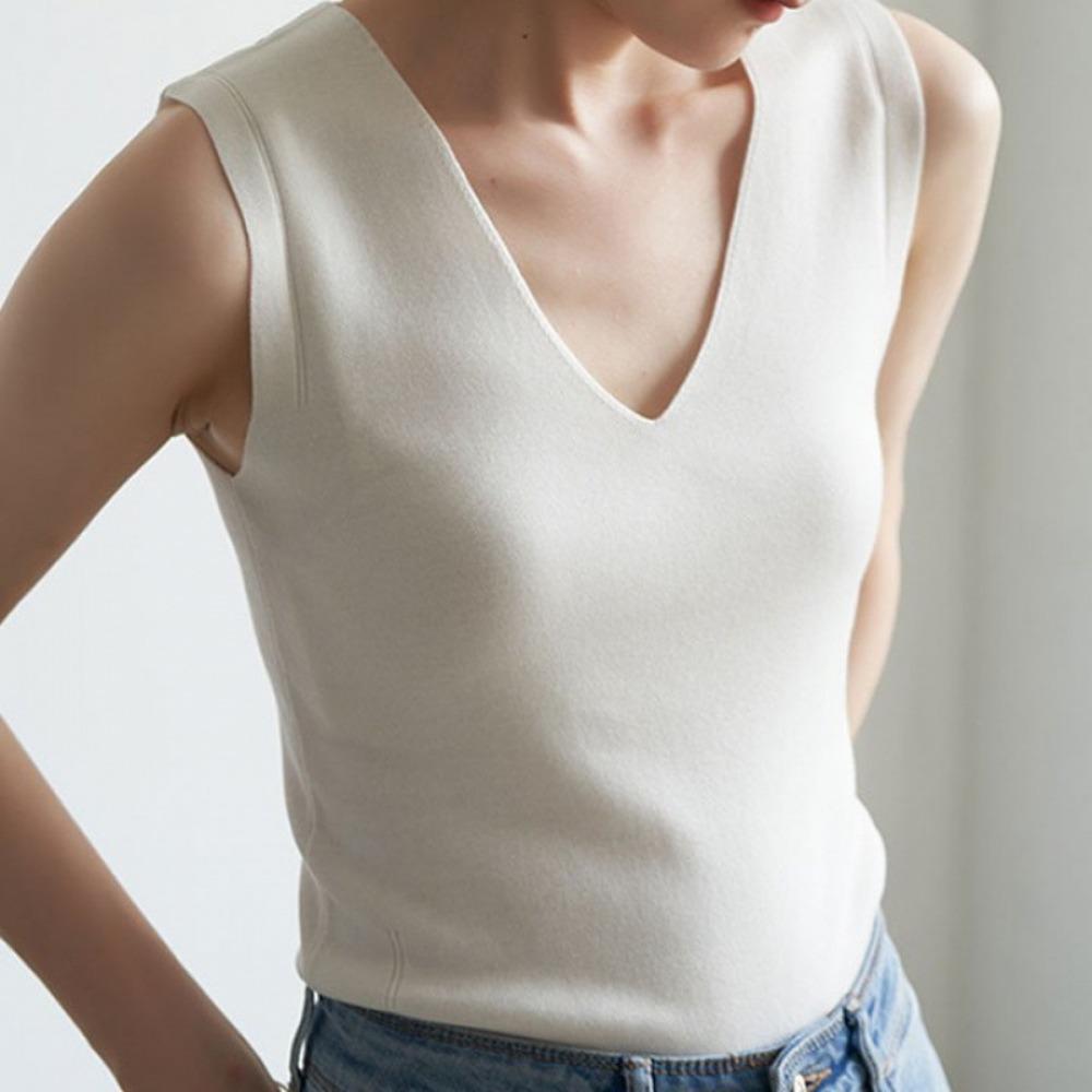 V Neck Tank Top Stripe Knit Halter Crop Tops Women Summer Camis Chest Pad Camisole Fashion Casual Tube Female Sleeveless Cropped Vest