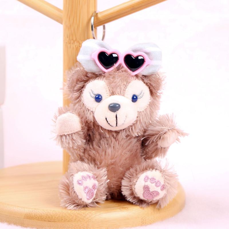 Cute Shelliemay Sitting Position Sunglasses Plush Toy Doll Pendant Keychain For Bag Decoration And Collectors Gift