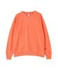 AVIREX Daily Fade Wash Crew Neck Size M Sweatshirt, Men's, (150), Orange, 783-3932001