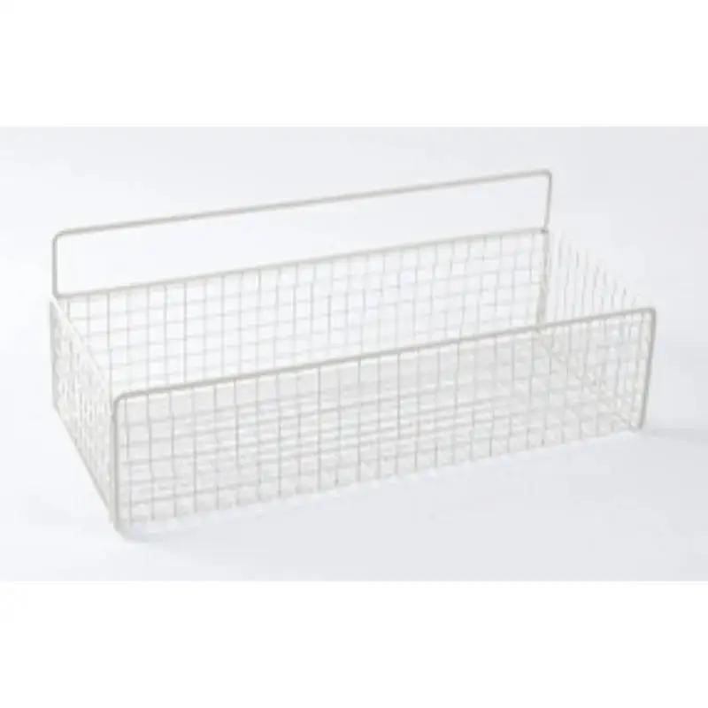 

Настенная полка без отверстий, корзина для хранения, хранение без гвоздей для ванной, кухни, гостиной, многофункциональная корзина для хранения XL-White