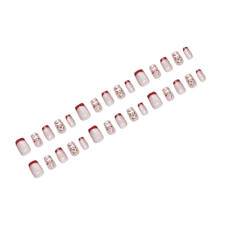 Zestaw 30 sztuk paznokci typu 'Kocie Oko' Stylowe paznokcie doczepiane Akrylowe paznokcie Przyklejane paznokcie Sztuczne paznokcie Na imprezy i uroczystości