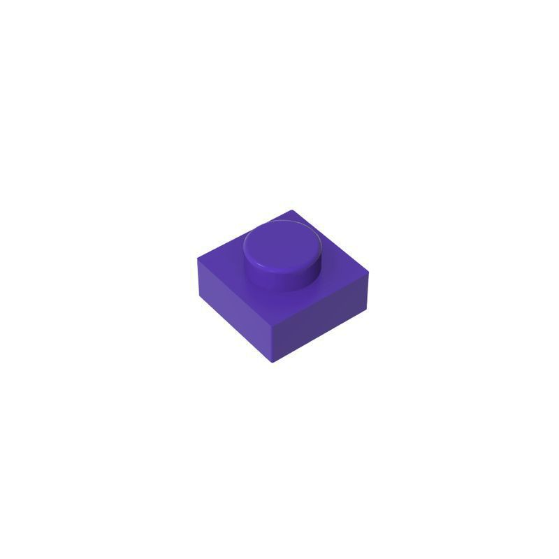 

10Pcs 3024 1x1 Brick Moc Short 1-Hole Color Spare Parts Compatible with Brick DIY Children s Toy Assembly Gift Box 10Pcs фіолетовий