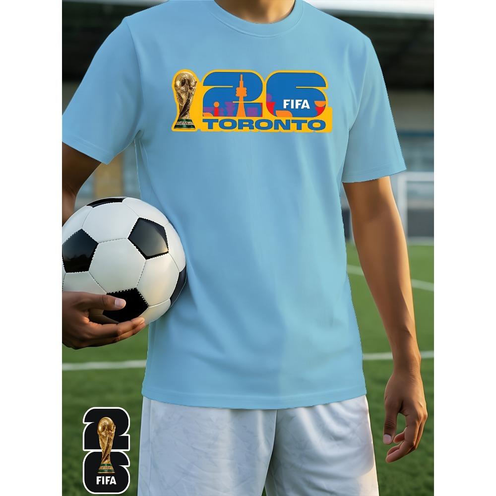 Men'S Home Wear Top [FIFA World Cup Authorization] FIFA. 2026 World Cup Sports Short Sleeved Casual Men'S Clothing
