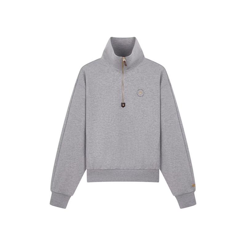 Teenie Weenie Women's Half-Zip Polo Sweatshirt