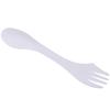 1Pc 3 In 1 Spoon Fork Cutter Travel Camping Hiking Picnic Utensils Plastic Spork