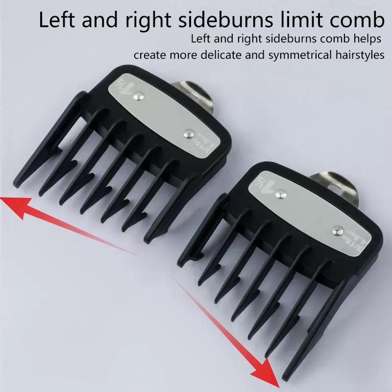 2Pcs Professional Hair Clipper Limit Comb Guide Limit Comb Trimmer Guards Attachment Universal Haircut Tool