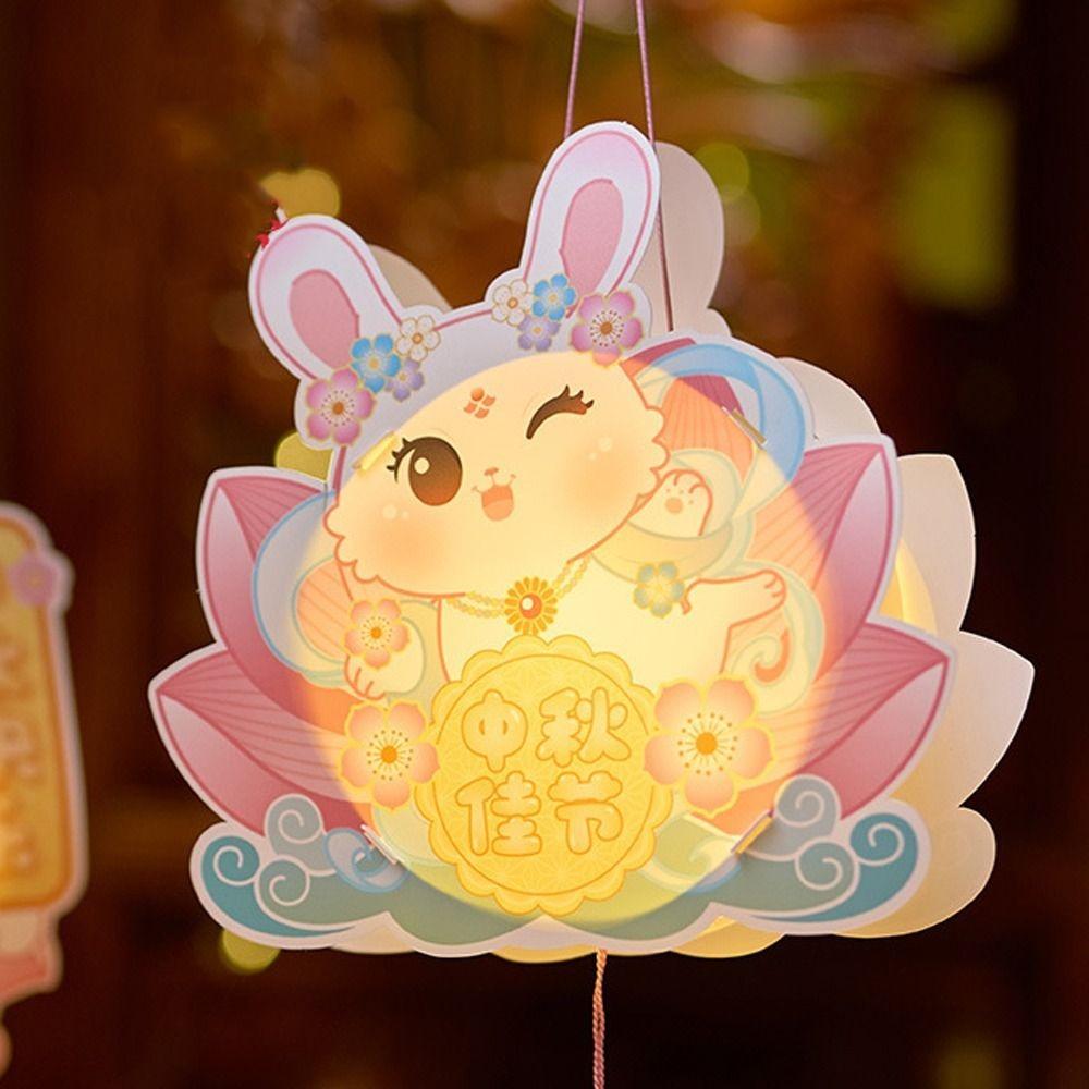 Traditional Style Mid-Autumn Festival Lantern Handheld Luminous Lantern  Children Gift