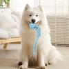 Dog Cotton Rope Toy Rope Knot Ball Chew Toy Interactive Tug-of-War Rope Toy with Grip Ring for Dogs Teeth Cleaning Boredom Relief