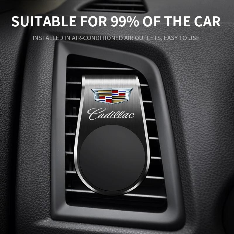 Magnetic Car Phone Holder Air Vent Magnet Mount GPS Smartphone Phone Holder For Cadillac Logo CT4 CT5 XT5 XT6 XTS ATS-L